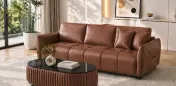 Sofa da hiện đại – Điểm nhấn sang trọng cho không gian sống